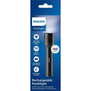 Ліхтар Philips Ручний SFL7005R, бризгозахісний, 1000 люмен, 150 метрів, перезаряджаємий, Micro-Usb, SFL7005R/10 UA